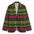Native Indian Tribal Pattern Print Men's Blazer