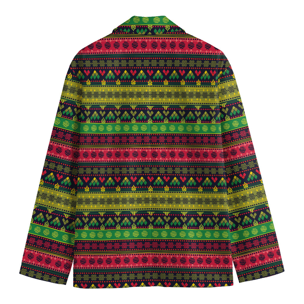 Native Indian Tribal Pattern Print Men's Blazer