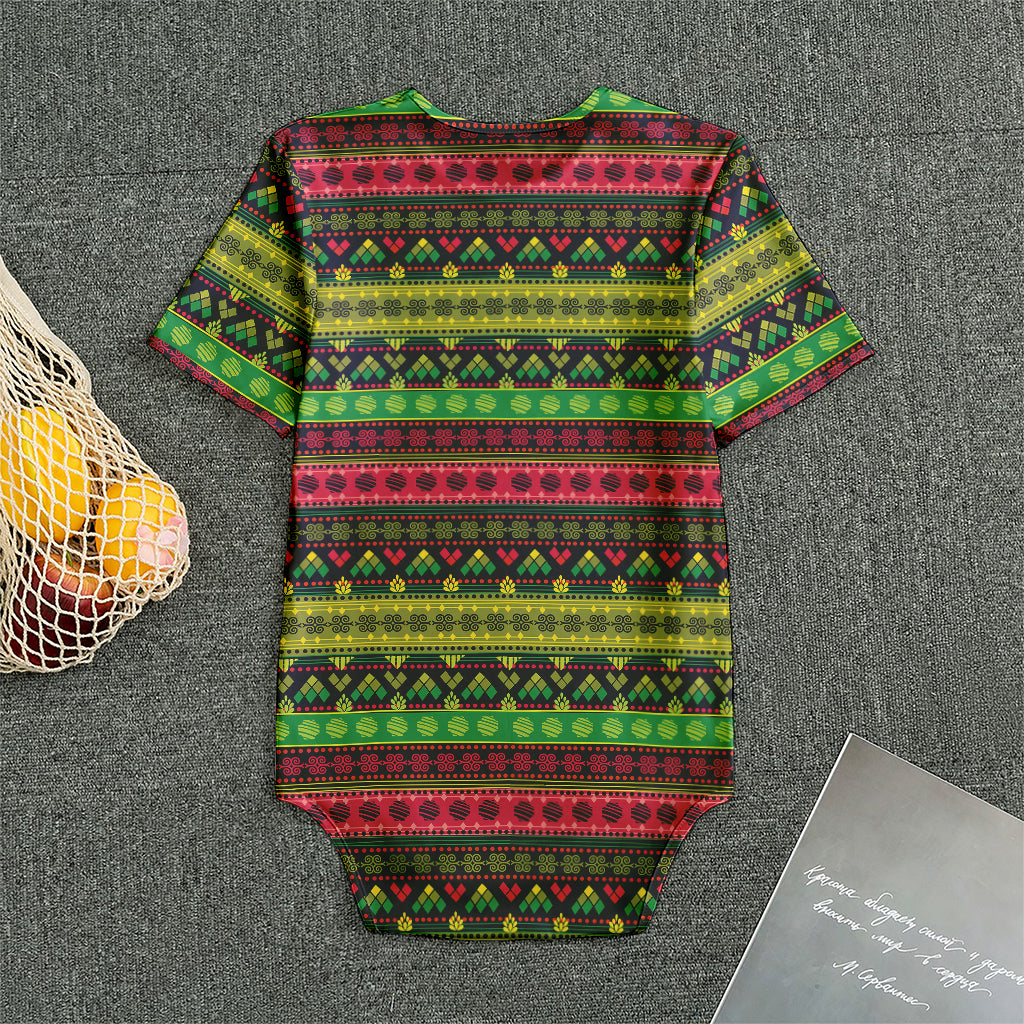 Native Indian Tribal Pattern Print Men's Bodysuit