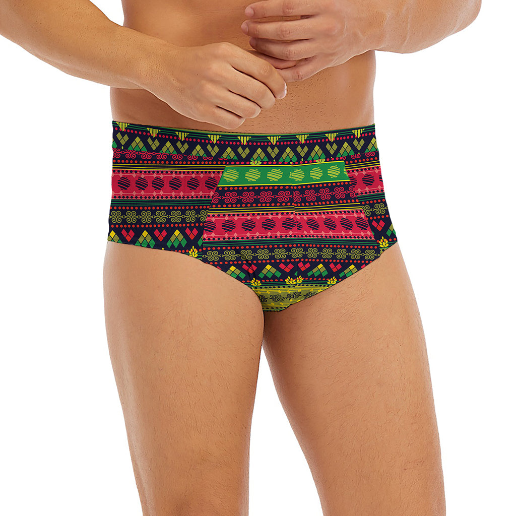 Native Indian Tribal Pattern Print Men's Briefs