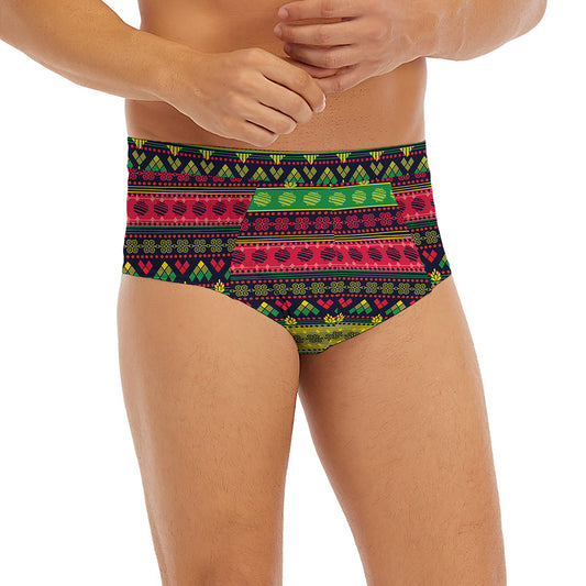 Native Indian Tribal Pattern Print Men's Briefs