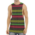 Native Indian Tribal Pattern Print Men's Muscle Tank Top