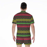 Native Indian Tribal Pattern Print Men's Rompers