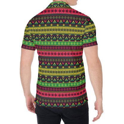 Native Indian Tribal Pattern Print Men's Shirt