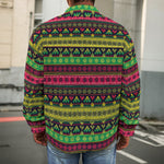 Native Indian Tribal Pattern Print Men's Shirt Jacket