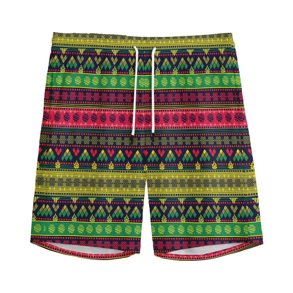 Native Indian Tribal Pattern Print Men's Sports Shorts