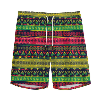 Native Indian Tribal Pattern Print Men's Sports Shorts