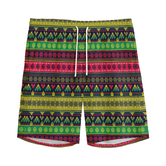 Native Indian Tribal Pattern Print Men's Sports Shorts