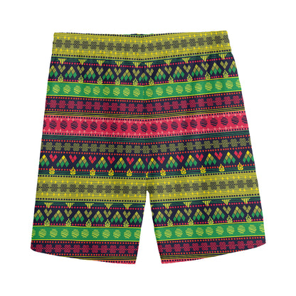 Native Indian Tribal Pattern Print Men's Sports Shorts