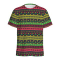 Native Indian Tribal Pattern Print Men's Athletic T-Shirt