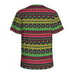 Native Indian Tribal Pattern Print Men's Sports T-Shirt