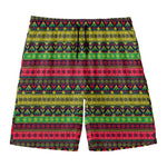 Native Indian Tribal Pattern Print Men's Swim Trunks