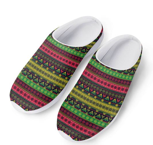 Native Indian Tribal Pattern Print Mesh Casual Shoes