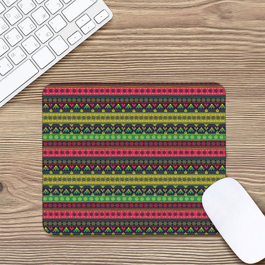 Native Indian Tribal Pattern Print Mouse Pad