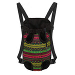 Native Indian Tribal Pattern Print Pet Carrier Backpack