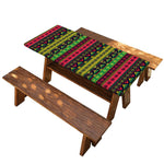 Native Indian Tribal Pattern Print Picnic Table Cover