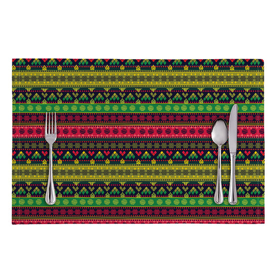 Native Indian Tribal Pattern Print Placemat