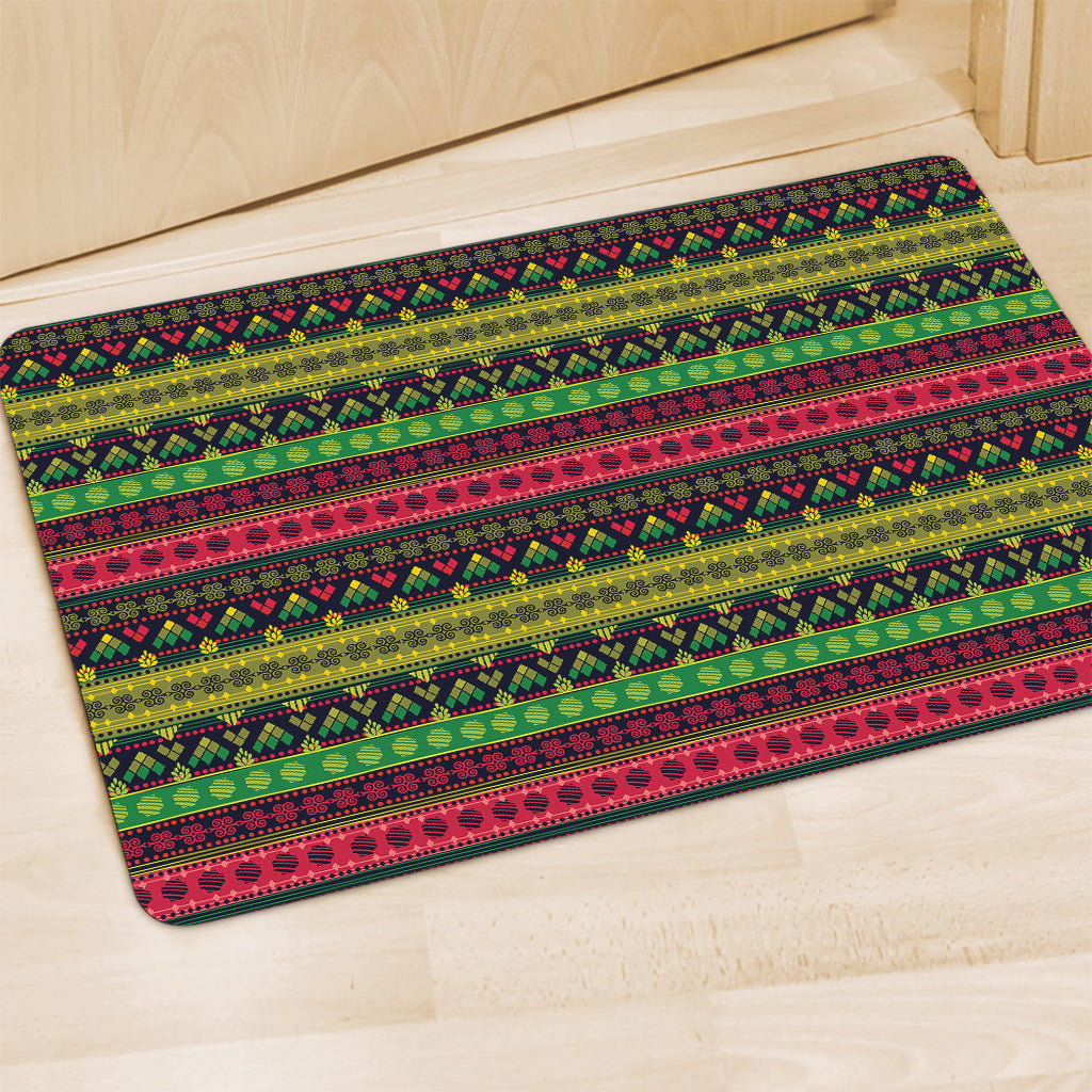 Native Indian Tribal Pattern Print Polyester Doormat
