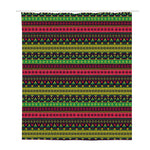 Native Indian Tribal Pattern Print Polyester Shower Curtain