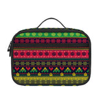 Native Indian Tribal Pattern Print Portable Lunch Bag