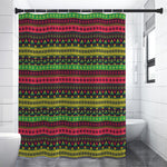 Native Indian Tribal Pattern Print Premium Shower Curtain