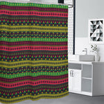Native Indian Tribal Pattern Print Premium Shower Curtain
