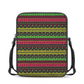 Native Indian Tribal Pattern Print Rectangular Crossbody Bag