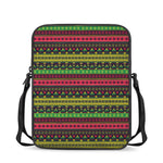 Native Indian Tribal Pattern Print Rectangular Crossbody Bag