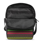 Native Indian Tribal Pattern Print Rectangular Crossbody Bag