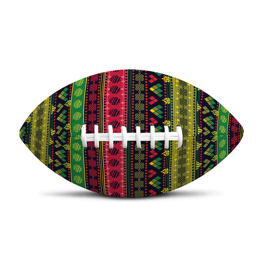 Native Indian Tribal Pattern Print Rugby Ball