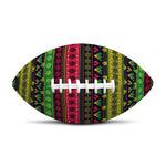 Native Indian Tribal Pattern Print Rugby Ball