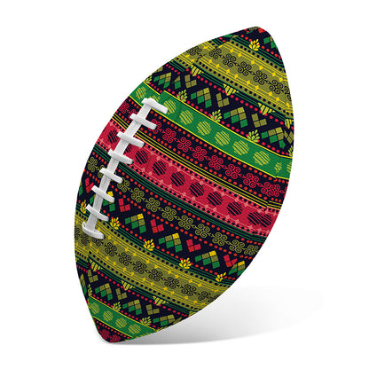 Native Indian Tribal Pattern Print Rugby Ball