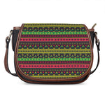 Native Indian Tribal Pattern Print Saddle Bag