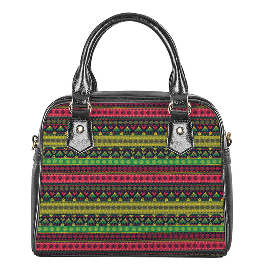 Native Indian Tribal Pattern Print Shoulder Handbag