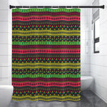 Native Indian Tribal Pattern Print Shower Curtain