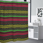 Native Indian Tribal Pattern Print Shower Curtain