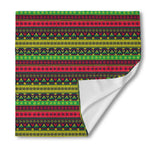 Native Indian Tribal Pattern Print Silk Bandana