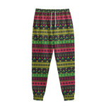 Native Indian Tribal Pattern Print Sweatpants