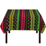 Native Indian Tribal Pattern Print Tablecloth