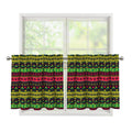Native Indian Tribal Pattern Print Tier Curtains