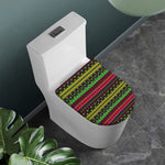 Native Indian Tribal Pattern Print Toilet Lid Cover