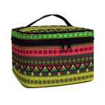 Native Indian Tribal Pattern Print Travel Makeup Bag