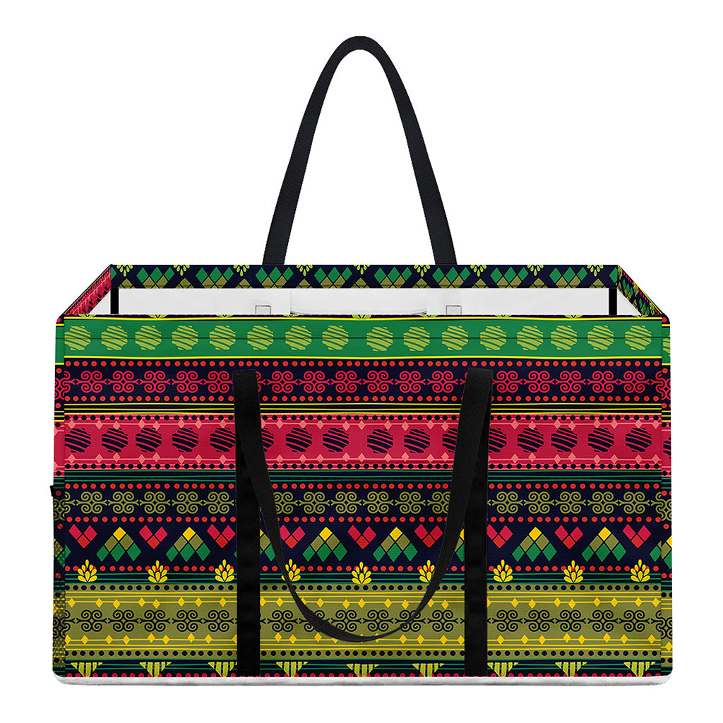 Native Indian Tribal Pattern Print Utility Tote Bag