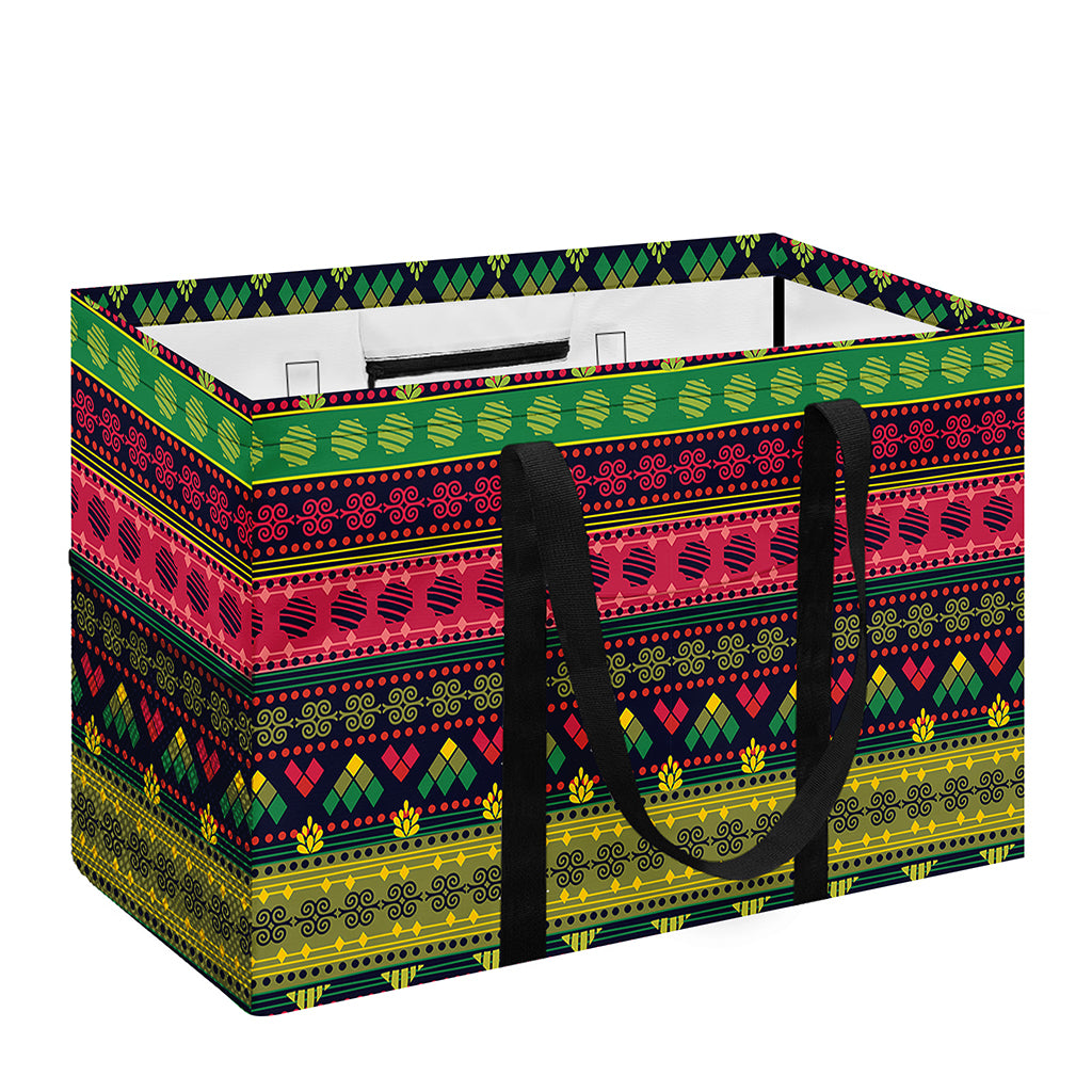 Native Indian Tribal Pattern Print Utility Tote Bag