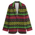 Native Indian Tribal Pattern Print Women's Blazer