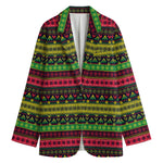 Native Indian Tribal Pattern Print Women's Blazer
