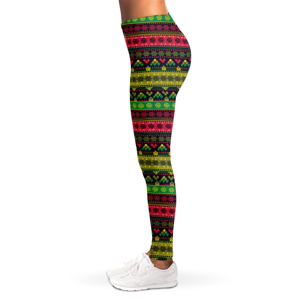 Native Indian Tribal Pattern Print Women's Leggings