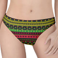 Native Indian Tribal Pattern Print Women's Thong