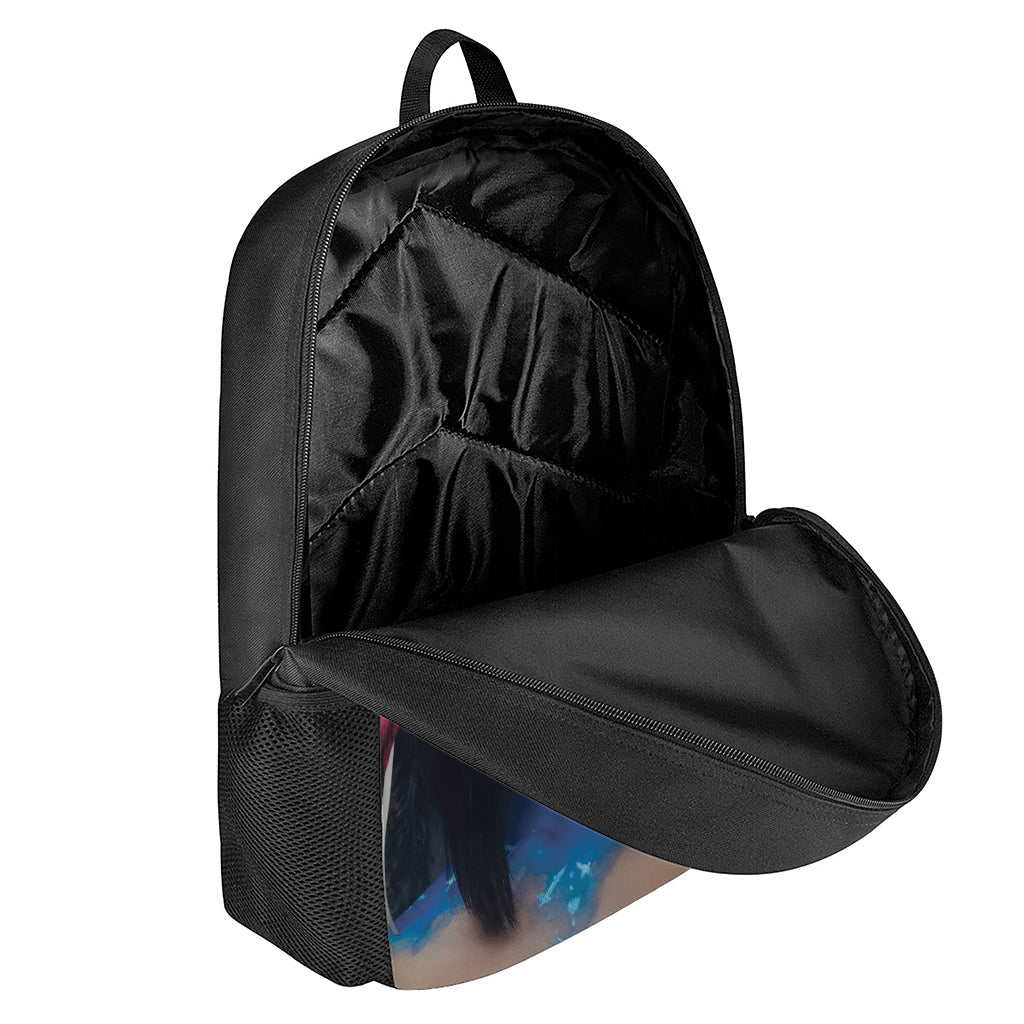 Native Indian Woman Portrait Print 17 Inch Backpack