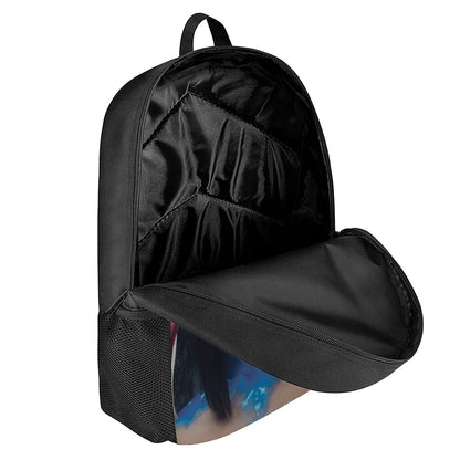 Native Indian Woman Portrait Print 17 Inch Backpack